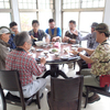 大雪山山荘での昼食（２０１４　０８０５）