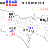 今日の天気　3/2