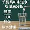 【千葉県の水道水のシリカ濃度は10～40mg/L】千葉県の水道水を分析してみた