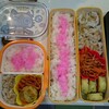 【今日のお弁当】焼売とじゃがいも餅と人参ナムル。