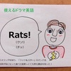 【使えるドラマ英語】「Rats!」という表現から ラッツ＆スターの名の由来を調べた結果