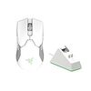 Razer ゲーミングマウス Viper Ultimate Mercury White 高速無線 軽量 74g Focus+センサー 20000DPI 光学スイッチ 8ボタン 充電スタンド付 Chroma【日本正規代理店保証品】RZ01-03050400-R3M1