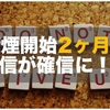 禁煙開始2ヶ月目の心と体の変化｜自信が確信に変化しつつも油断は禁物