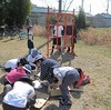 八尾北高校　ビオトープ体験交流会