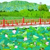 涼風にゆらぐ