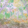 水彩画125枚目「蝶の森」