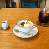 阿佐ヶ谷の「bnei coffee」でクリームあんみつ、アイス珈琲。