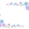 【イラスト】野花の飾り枠
