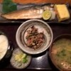 鯖の干物定食