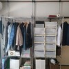 【家のレイアウト変更②】スチールラックと無印良品の引き出しを使い回しています