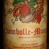 Chambolle Musigny Christophe Chivaux 2008