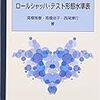 ロールシャッハ・テスト形態水準表
