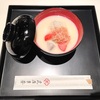 東京ミッドタウン『虎屋菓寮』。今年最初のお雑煮と最後の花びら餅を。