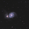 先回のつづきのM51銀河