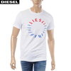 ディーゼル DIESEL クルーネックTシャツ 半袖 メンズ T-DIEGO-Y2 00SSPM-0091A ホワイト 2019春夏新作 4,800円送料別