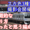 E217系長野でスカ色3種類撮影会&特徴的な去り方だったと思う編成をいくつか思い出す 
