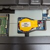 ノートPCのCMOSバッテリーを交換した