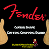 FENDER ( フェンダー ) / Guitar Shape Kitchen Cutting Chopping Board