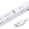 家電が多くても安心 サンワサプライ ACアダプタ対応レイアウト電源タップ 9個口 TAP-B40W