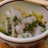 昼は京橋　天ささ　いつもの天ぷらを食べる