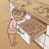 キッチン 開き扉→引き出し