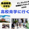 発達障害中学校～高校見学に行く～