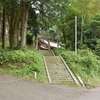 的原神社にまつられる庚申塔　福岡県福津市八並