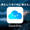 なんか知らんけどiCloud Driveにあげていたデータがいくつか消えた件