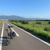 戸倉上山田温泉から千曲川サイクリングロードを少しだけ。
