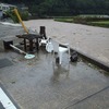 猛烈な風雨で被害