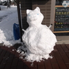 にゃんだるま⛄(すぐ溶けちゃった…)