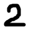 Python8日目　手書きの数字をPythonに読ませる回　「２」