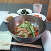 コリアタウンの韓国風冷麺