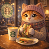 久々のスタバでランチ