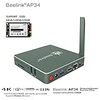 BeelinkAP34 FANレス 静音Mini PC windows 10 Intel Apollo Lake Processor N3450(2M Cache, 2.2 GHz) Intel HD Graphics 500 RAM4GB ROM60GB Wi-Fi IEEE 802.11a/b/g/n/ac 2.4G+5.8G BT 4.0 USB3.0x3ポートHDMIx1ポート SDカードx1スロット DIY SSD 4k