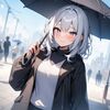 holding umbrella (傘を持つ人) by Animagine XL V3.1