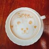 【ラテアート】くまちゃんを描いてみたけれど