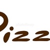 筆文字 pizza イラスト素材