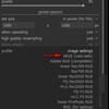 darktableのexxportオプションのｓRGB（web-sake）