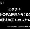 ミダス＋　　ローンシステム運用から１００周年　今の経済は正しかったのか