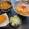 木更津　ゆで太郎　朝食セット（カレー丼）