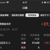 【速報】本日の実績：＋37,116円