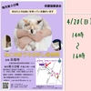 保護猫と触れ合える☆4/20(日)ねこのおうちさがし＠忠岡のご案内