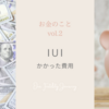 人工受精（IUI）周期にかかった金額ー薬・処置費用