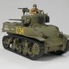 タミヤ 1/48 M5A1スチュワート を作る 完成写真