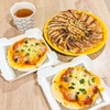 雪松餃子と冷凍ピザ