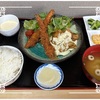 🚩外食日記(1448)    宮崎ランチ   「まんぷく居酒屋あやん娘」③より、【生パン粉!!でかエビフライとチキン南蛮コンビ!】‼️🌐東諸県郡綾町🌐