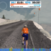 先週のZwift  ヒルクライム3本 75.6km、+4,132m