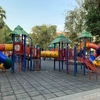Wat Phnom Kid Playground 児童公園のようすです。