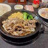 鉄板牛焼肉の贅沢感